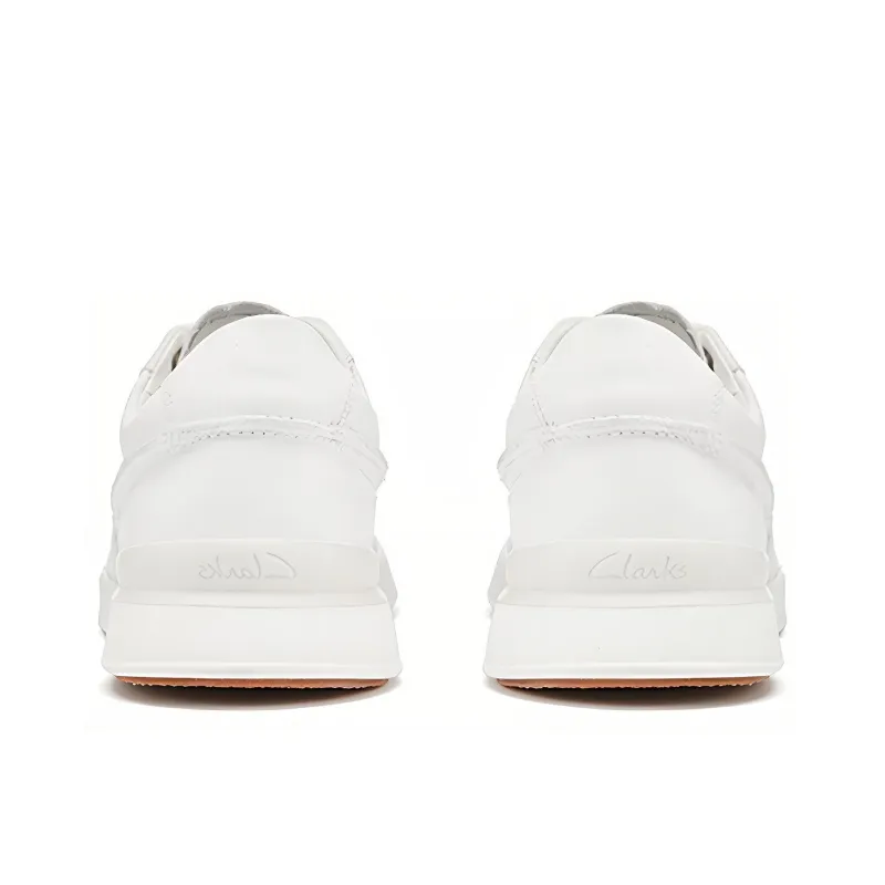 Clarks RaceLite Lace Low-Top Casual Shoes Men's White-3
