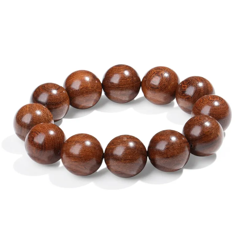 PUTUOSHANWENCHUANG Sandalwood Bracelets Unisex-5
