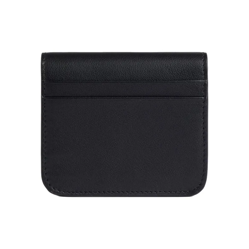 Balenciaga Cash Smooth Calf Leather Card Holder Women's Black-1