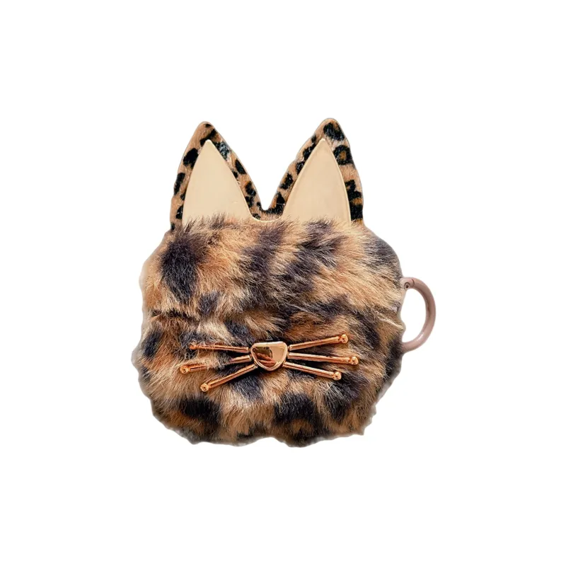 BZZOKI Compatible With AirPods 2nd Gen/New 3rd Gen/4th Gen/Pro Plush Cartoon Fun Creative Cat Ears Headphone Cases-0