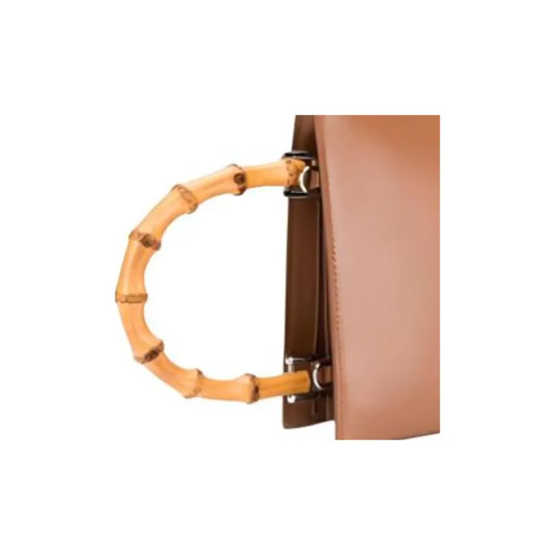 JIL SANDER Calfskin Shoulder Bag Crossbody Bag Handbag Women's Brown-4