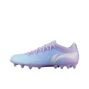 LINING Soccer Shoes Men Low Top Blue Purple