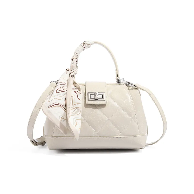 MISS GAIL Artificial Leather Shoulder Bag, Crossbody Bag, Handbag Regular Women's Black/White-8