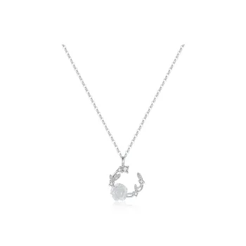 LUCA Sterling Silver Necklaces Women's Birthday Bestie Girlfriend Couple Gift
