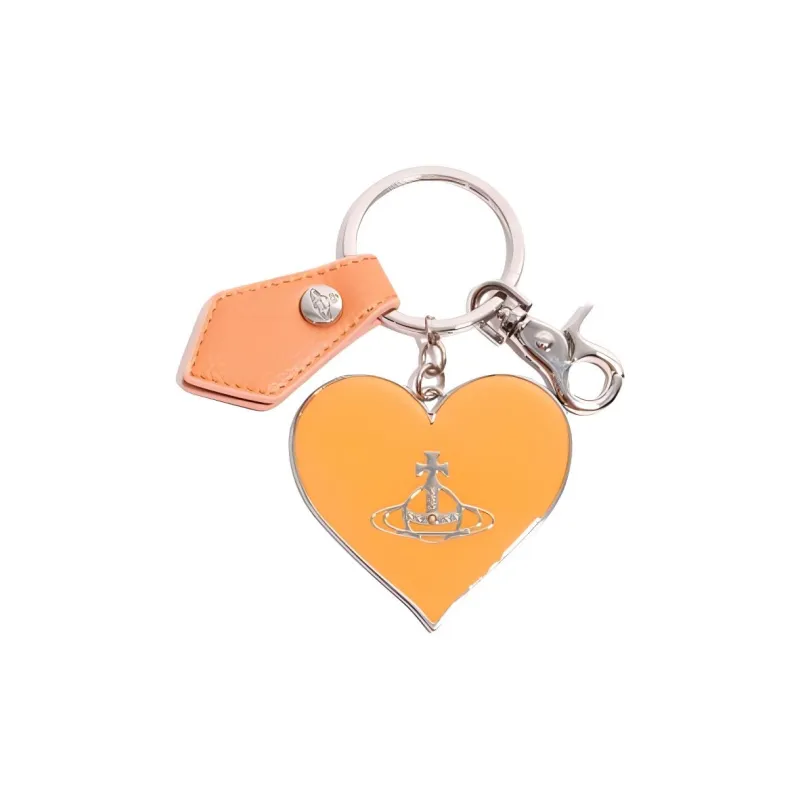 Vivienne Westwood Mirror Heart Orb Keyring-2
