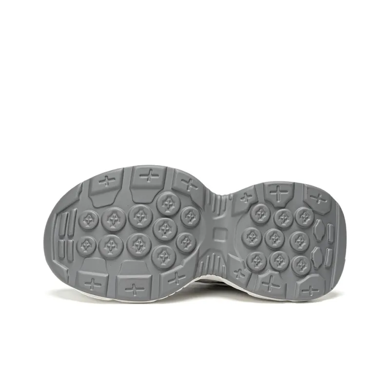 EXULL Q Low Top Chunky Sneakers Women's Black Gray Color-4