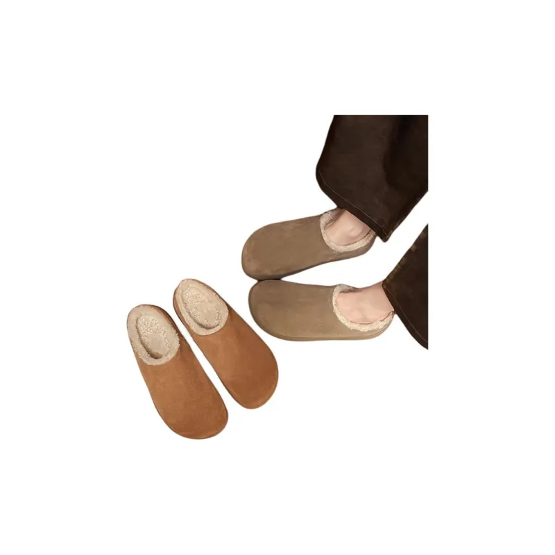 Qiao Anju Home Slippers Chestnut Antelope Brown-9