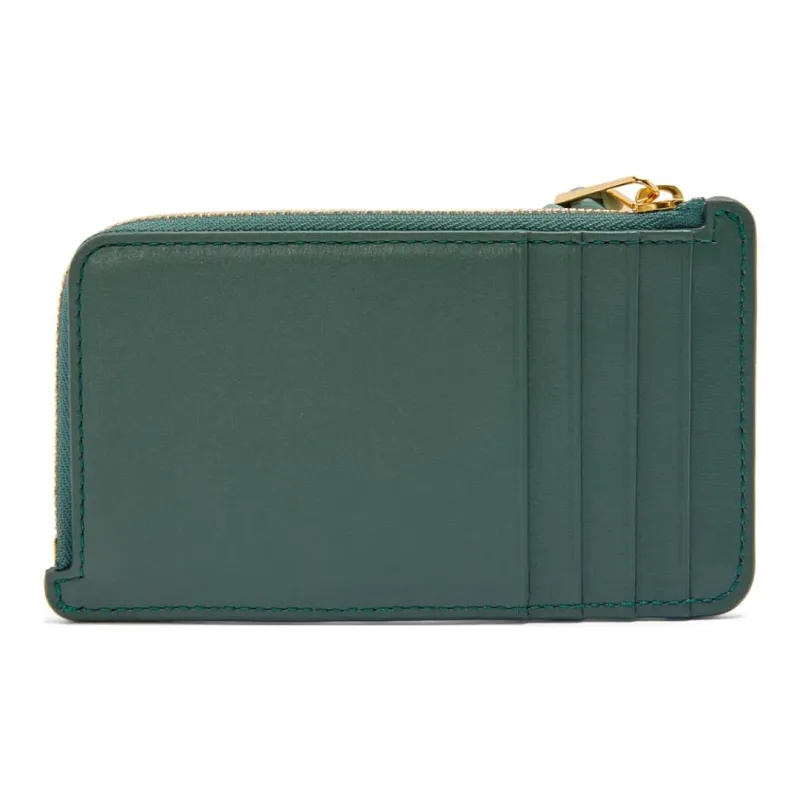 LOEWE Cow Leather Card Holder Women's Vetiver With Water-1