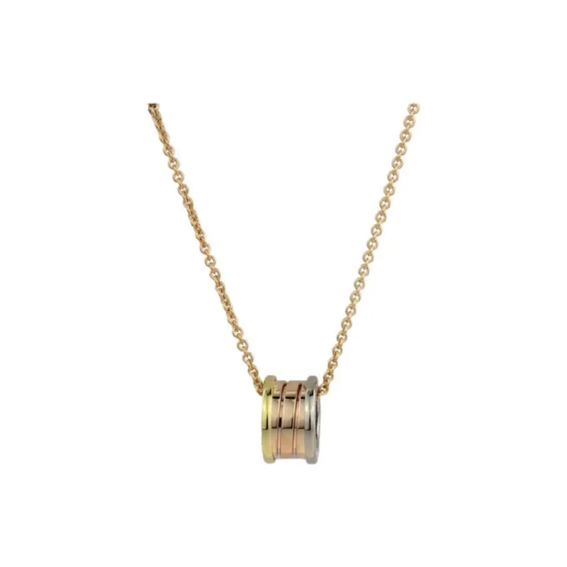 BVLGARI 10's 18kt Yellow Gold B zero Perfect Mistake Necklace-3