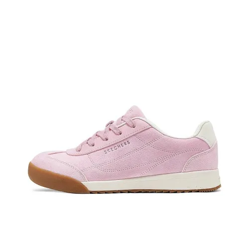 Skechers Wear Resistant Low Top Skateboard Shoes Women's Pink