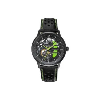 PierreLannier PADDOCK Wrist Watch Mechanical Movement Black Dial Men's Watches
