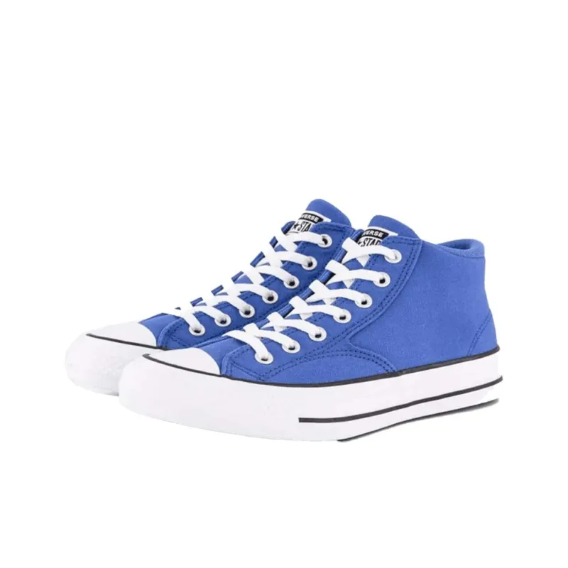 Converse CHUCK TAYLOR Anti Slip Wear Resistant Mid Top Skateboard Shoes Unisex Blue-1