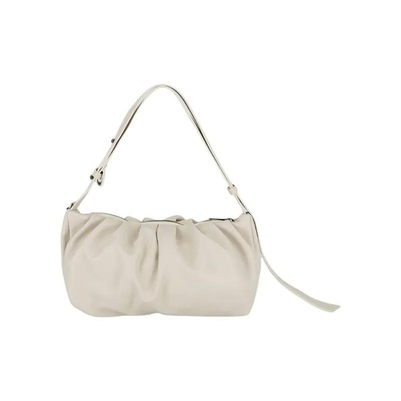 ALICE MARTHA Artificial Leather Handbag Shoulder Bag Women's Ecru-4