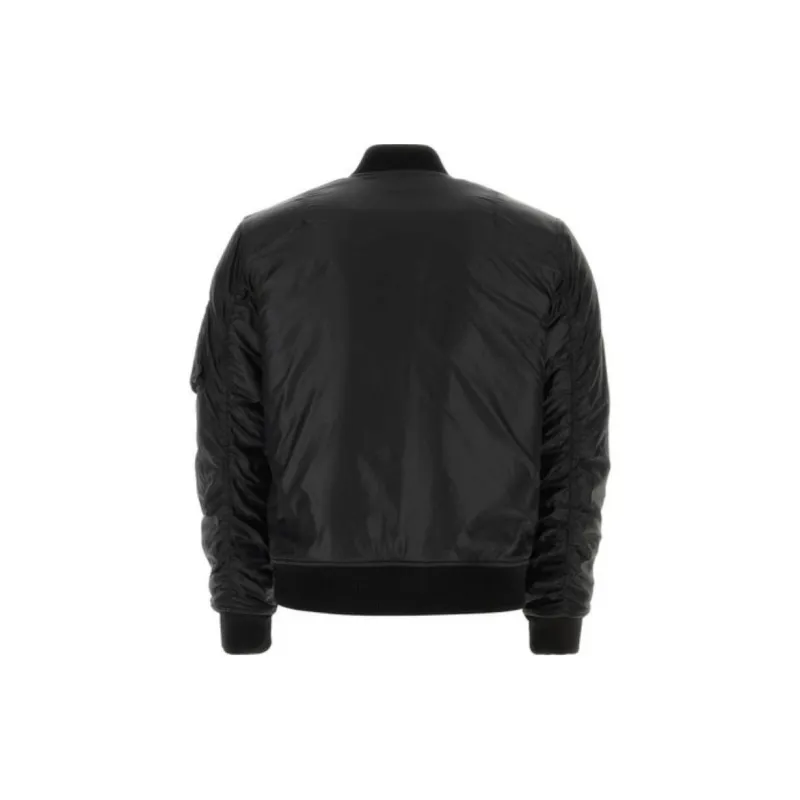 SAINT LAURENT Zip-Up Long-Sleeved Jacket-1