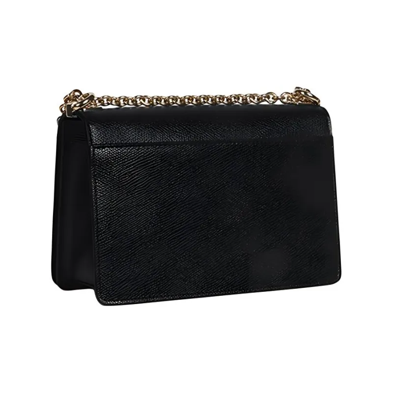 Furla Mimi Collection Cow Leather Shoulder Bag, Crossbody Bag Mini Women's Black-3