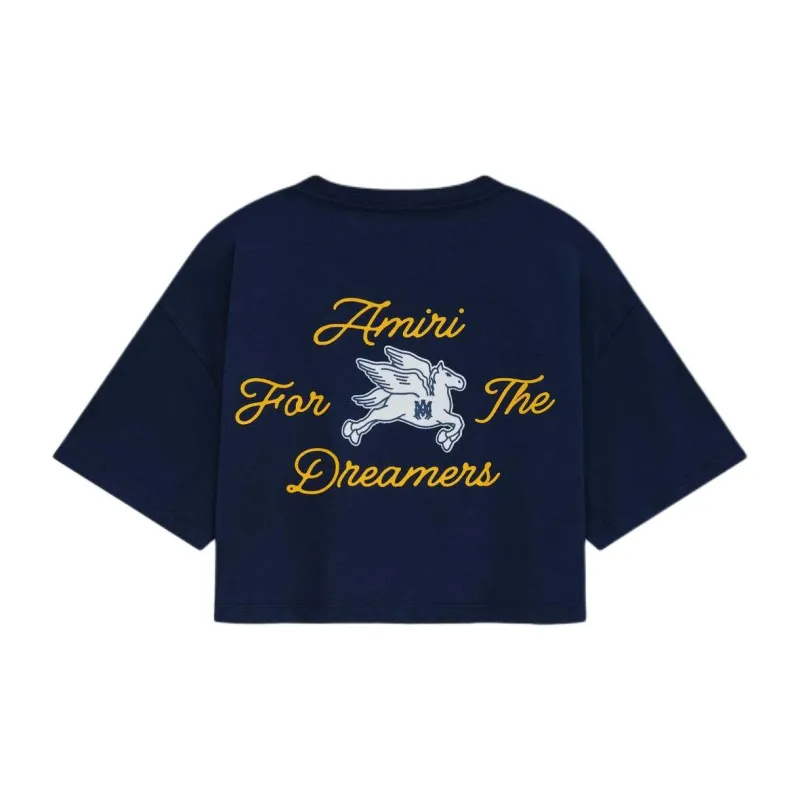 AMIRI Dreamers Pegasus Cropped T Shirt-1