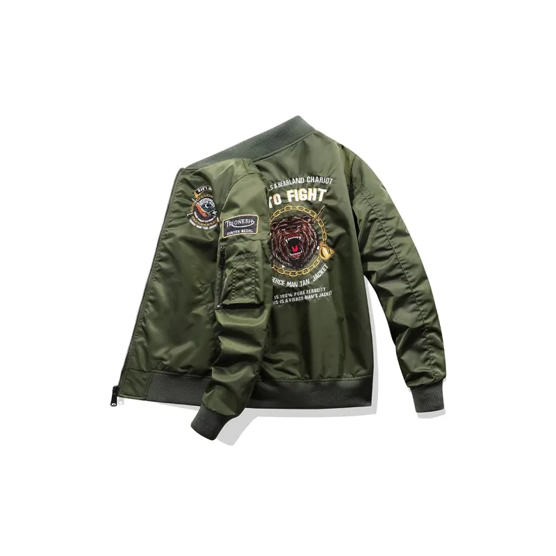 TREK&TRAVEL Baseball Jacket Men's-2