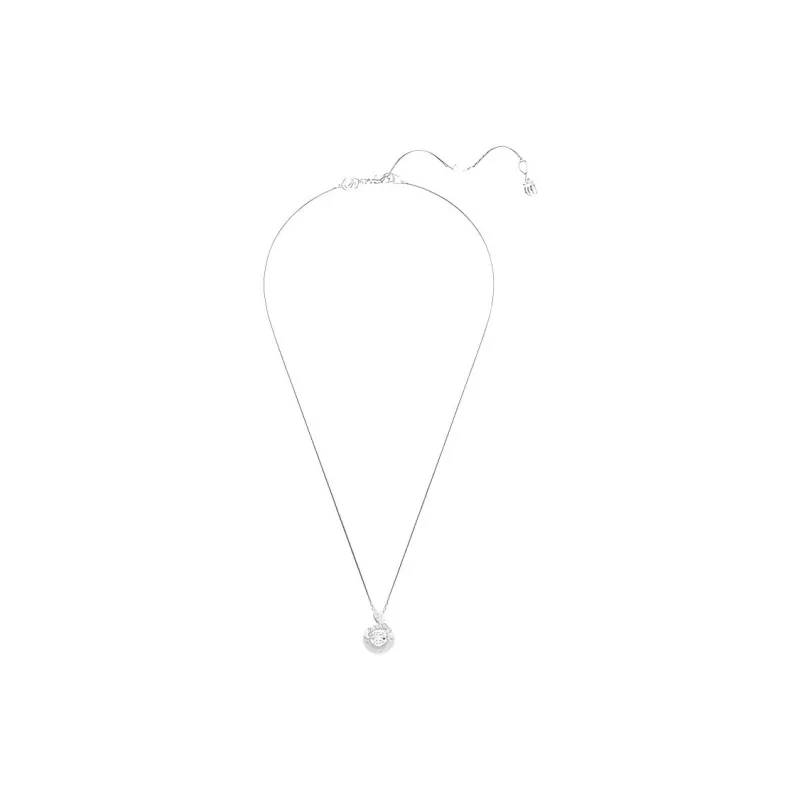 Swarovski Synthetic Cubic Zirconia Necklaces Women's Silver-1