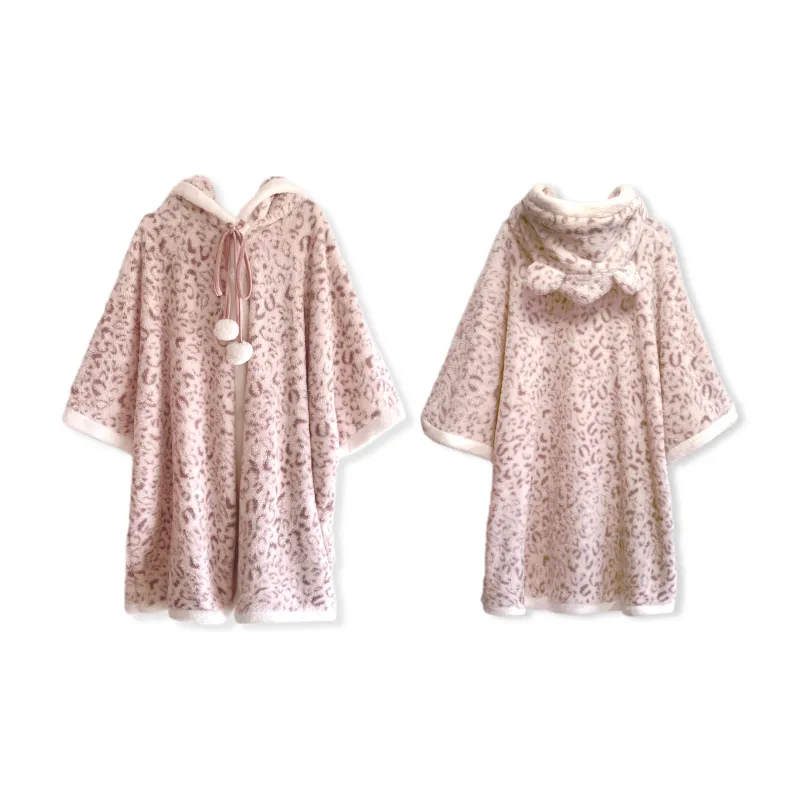 XIAFENYAN Bath Robes Women's Pink-0
