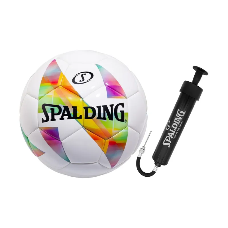 SPALDING Size 5 Soccer PU Seamless Thermal bonding Unisex White-5