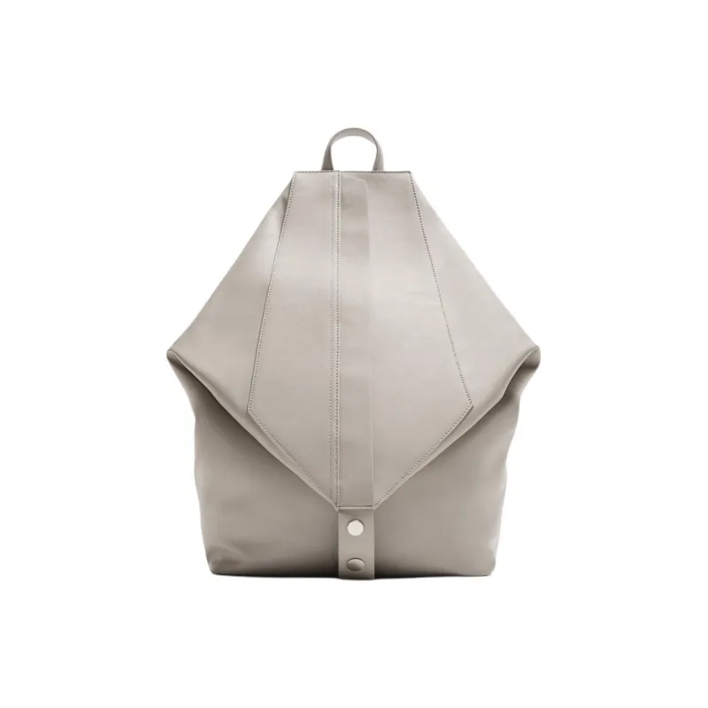 ZARA Polyester Backpack Unisex Gray-0
