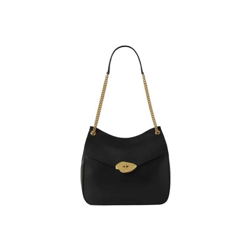Mulberry Leather Handbag Shoulder Bag Women's Black-0