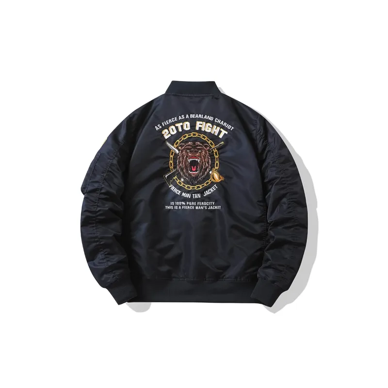 TREK&TRAVEL Baseball Jacket Men's-4