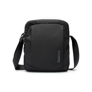 SANTA BARBARA POLO & RACQUET CLUB Fabric Shoulder Bag Regular Men's Black