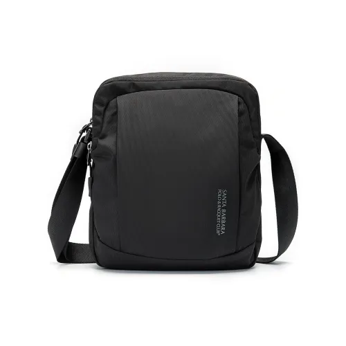 SANTA BARBARA POLO & RACQUET CLUB Fabric Shoulder Bag Regular Men's Black