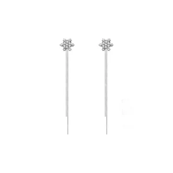AGOVSKI S925 Silver Stud Earrings Women's