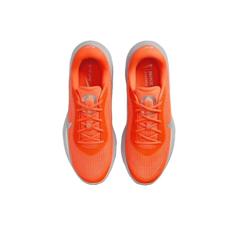 Nike Journey Run Premium Hyper Crimson Wolf Grey Safety Orange Metallic Silver-3
