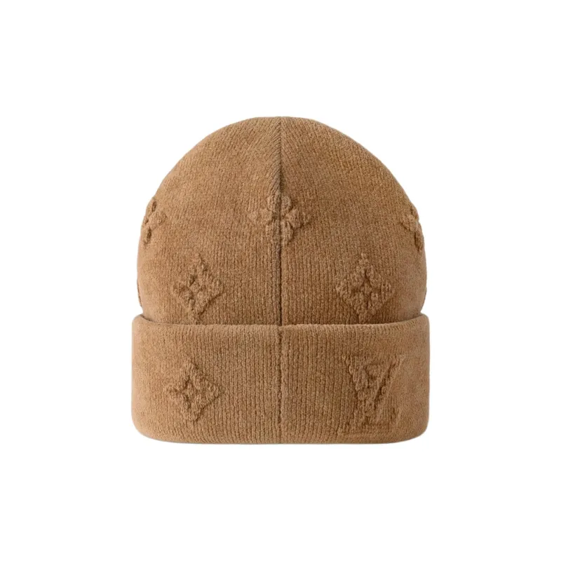 LOUIS VUITTON Lv Crush Monogram Beanie-2