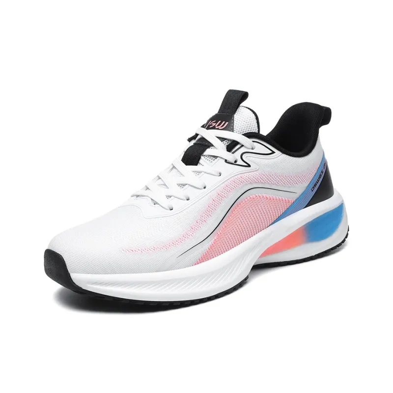 JSWEI Cushioned Slip Resistant Abrasion Resistant Low Top Long Distance Running Running Shoes Men's-0