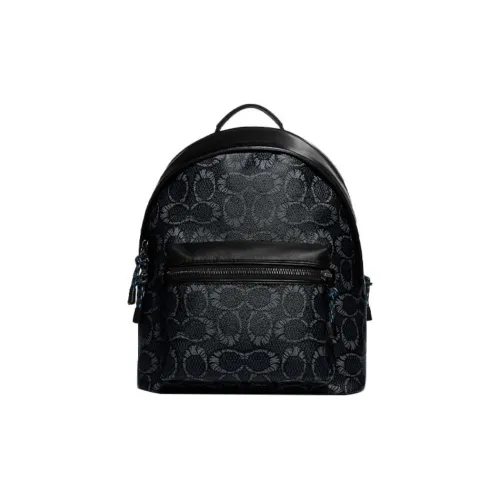 COACH Michael B. Jordan Collaboration Charter Calfskin With Fabric And Canvas Chartreuse Large Size Men's Black