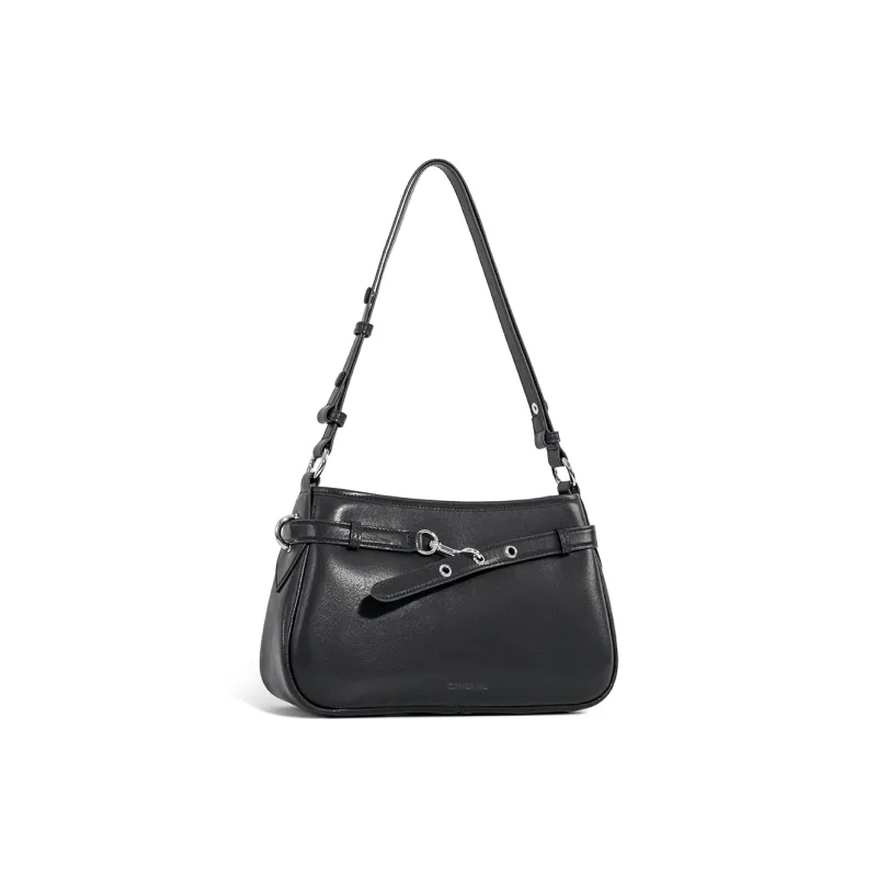 Cthulhu Cow Leather Modern Leather Shoulder Bag Unisex-6