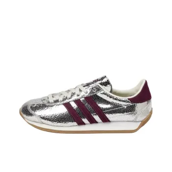 Adidas Originals Country Og Silver Metallic Maroon Women's
