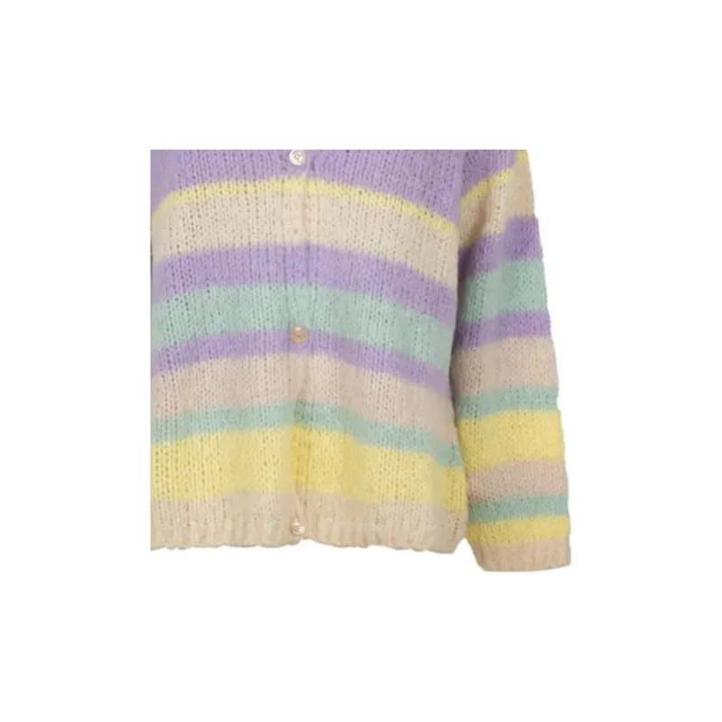 WEEKEND MaxMara V Neck Striped Cardigan-2