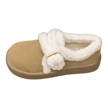 Qiao Anju Home Slippers Khaki Yellow