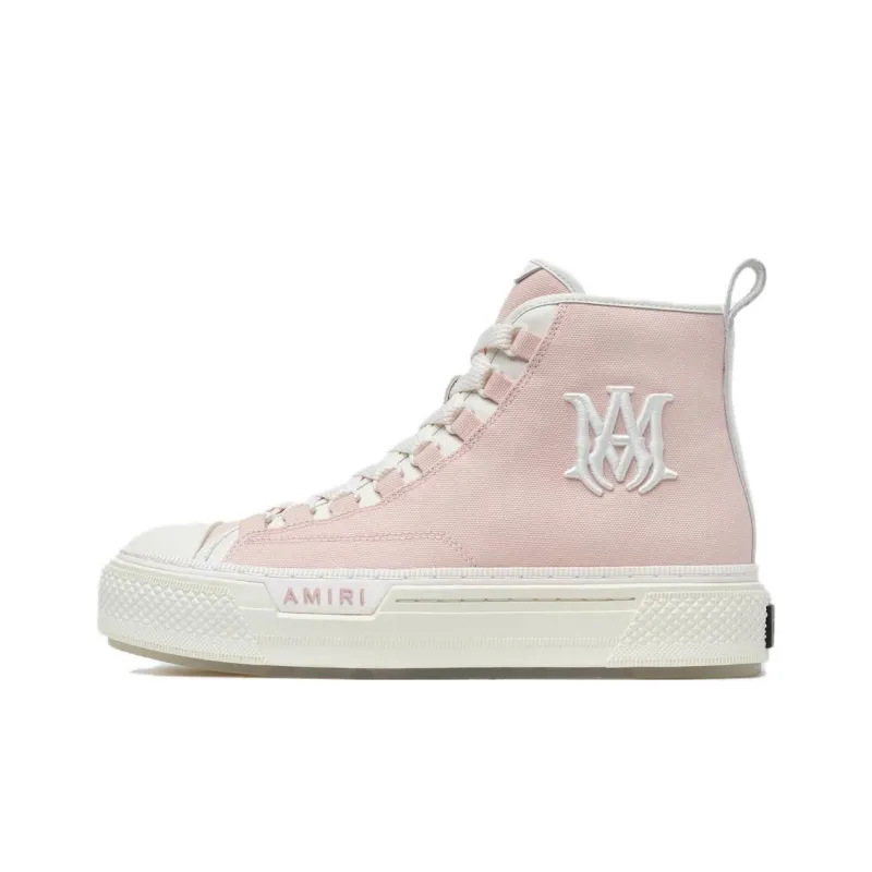 AMIRI Ma Court Hi High Top Skateboard Shoes Women's Pink-0