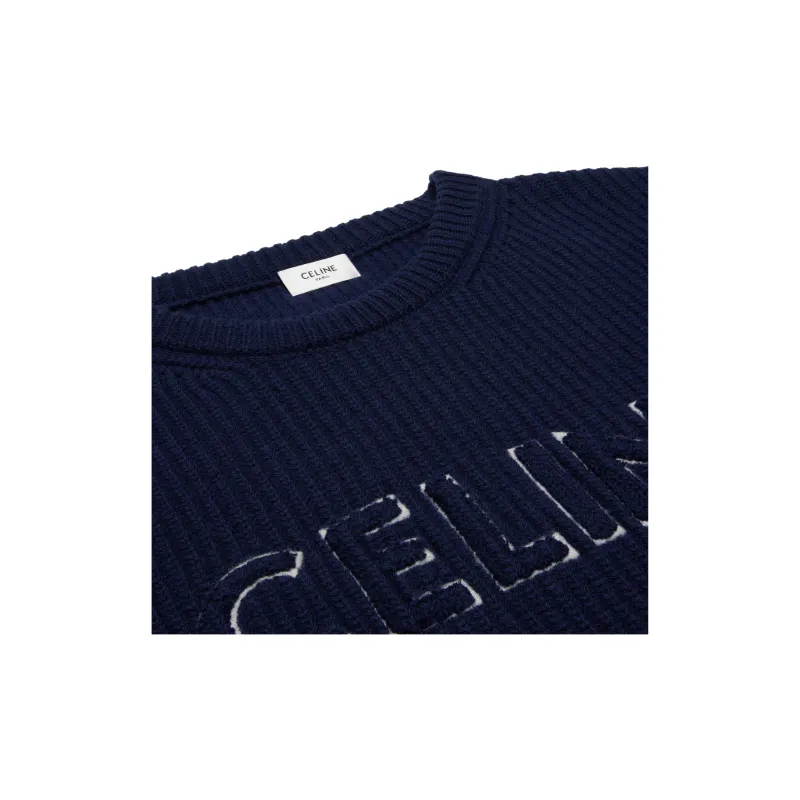 CELINE Oversized Crew Neck Sweater In Wool-2