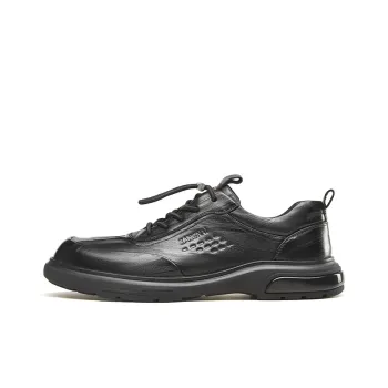 KANGNAI Leather Shoes Casual Shoes Men's