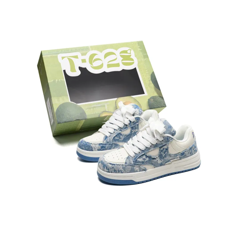 T628 Anti Slip Wear Resistant Low Top Skateboard Shoes Unisex-6