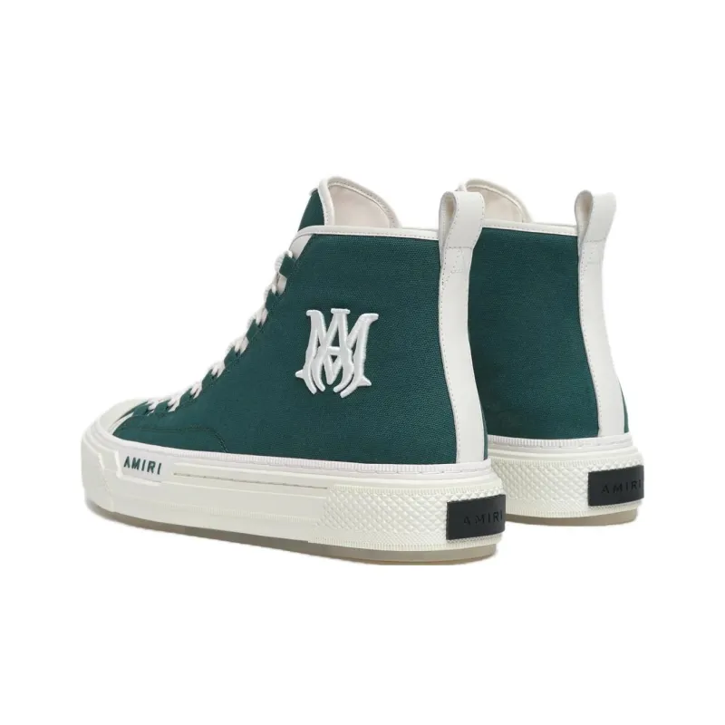 AMIRI Ma Court Hi High Top Skateboard Shoes Men's Green-3
