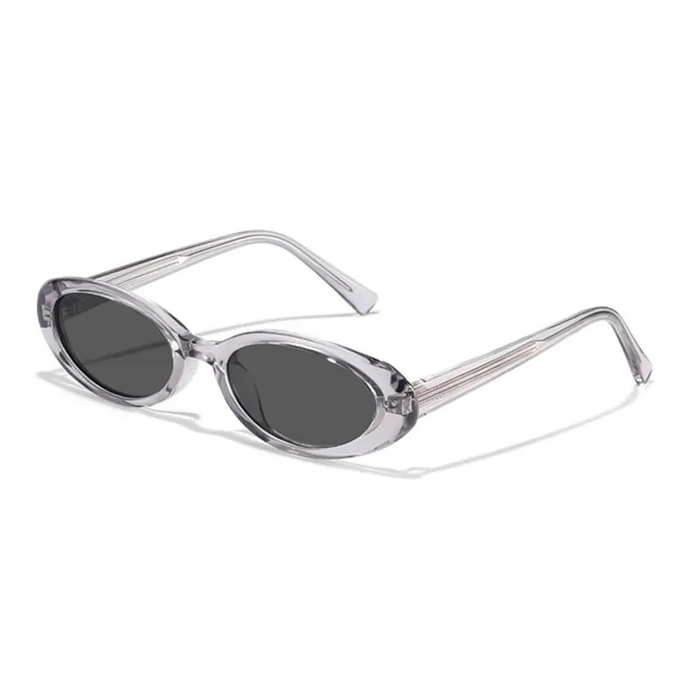Morakot Plate Frame TR/Memory Plastic Cat Eye Sunglasses Unisex-3