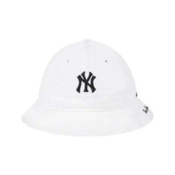 New Era Canvas Bucket Hats Unisex White