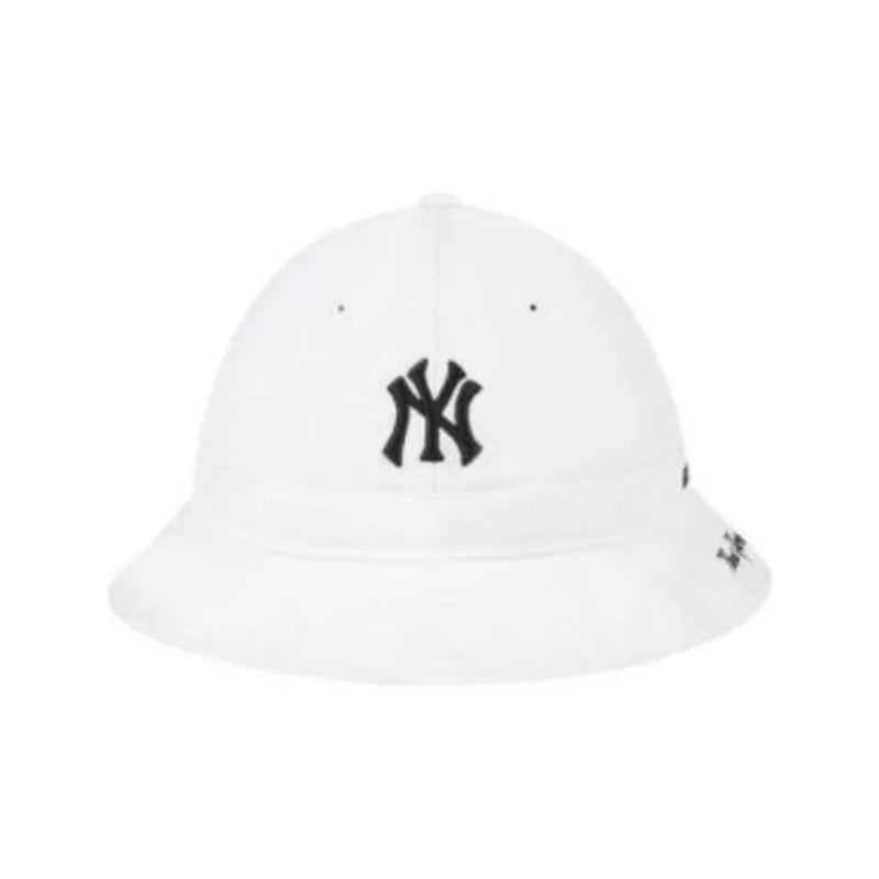New Era Canvas Bucket Hats Unisex White-0