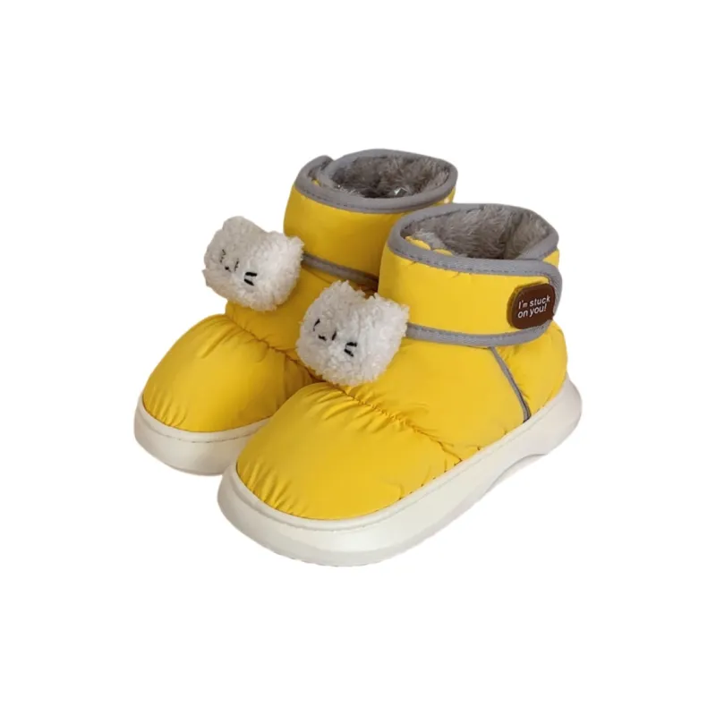Thin Strips Cotton Slippers Unisex, White-11