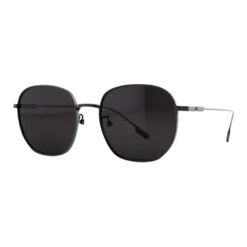 LAPIZ SENSIBLE. Β Titanium Square Sunglasses Unisex Black