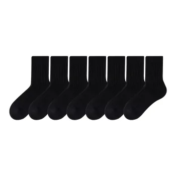 Caramella Mid Calf Socks Men's 7 Pack Mixed Color