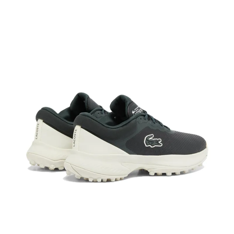 LACOSTE Golf Point Low Top Golf Shoes Women's Green Beige-2